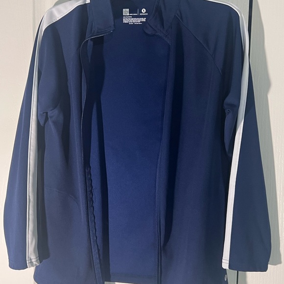 Xersion Blue Windbreaker Lightweight Athletic Jacket - Picture 3 of 5